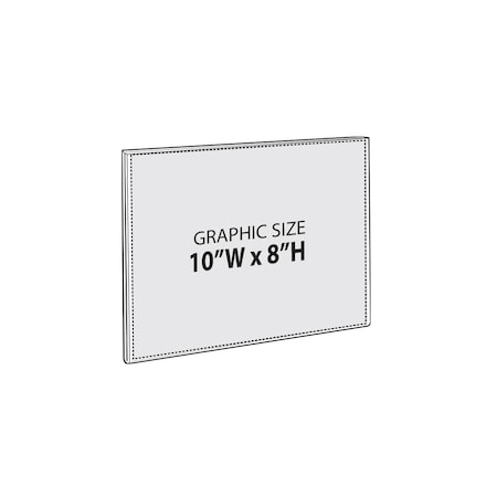 Azar Displays 10"W x 8"H Sign w/ Adhesive Tape, PK10 122026